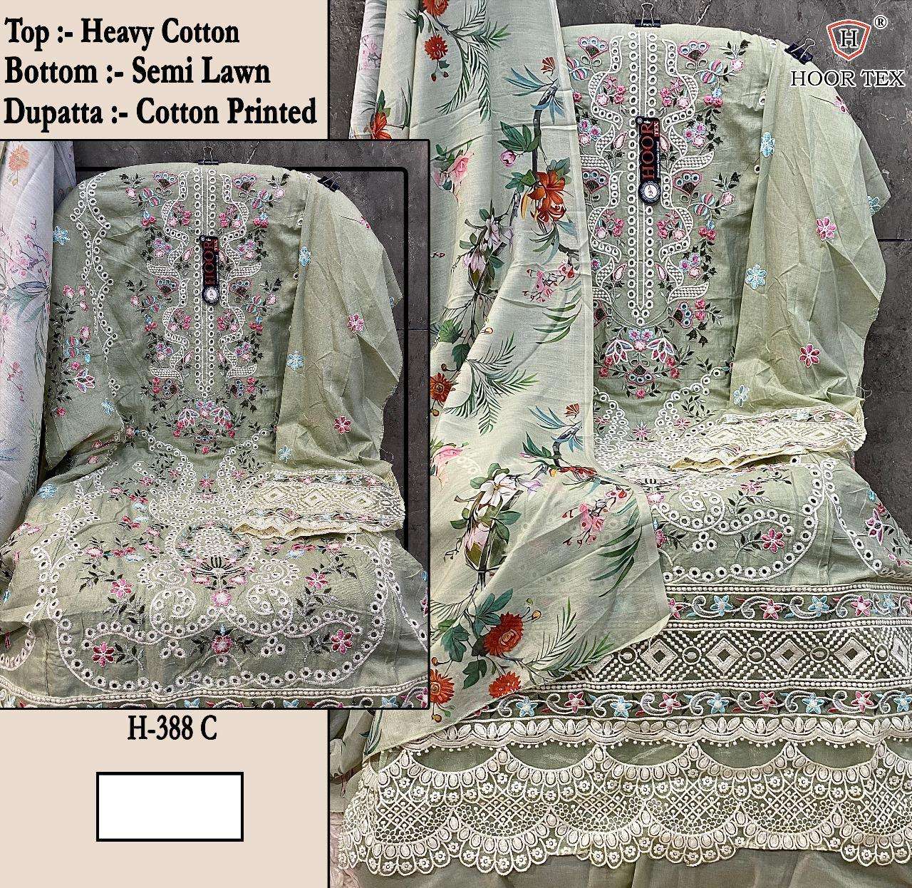 Hf 388 Abcd Hoor Tex Heavy Cotton Pakistani Salwar Suits Manufacturer India
