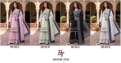 Hf 832 Hoor Tex Reyon Pakistani Readymade Suits Manufacturer Gujarat