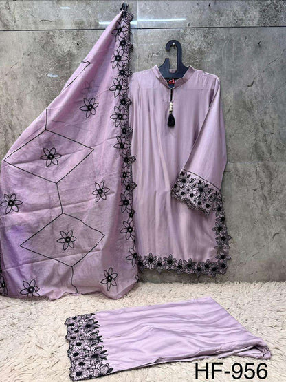 Hf 956 Hoor Tex Reyon Pakistani Readymade Suits Supplier Gujarat