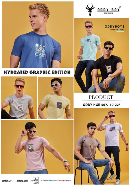 Hge 507 Oddy Boy Cotton Mens Tshirts Exporter Ahmedabad