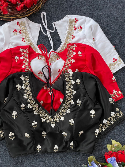 Hhb-19 Stwom Silk Blouse Manufacturer Ahmedabad