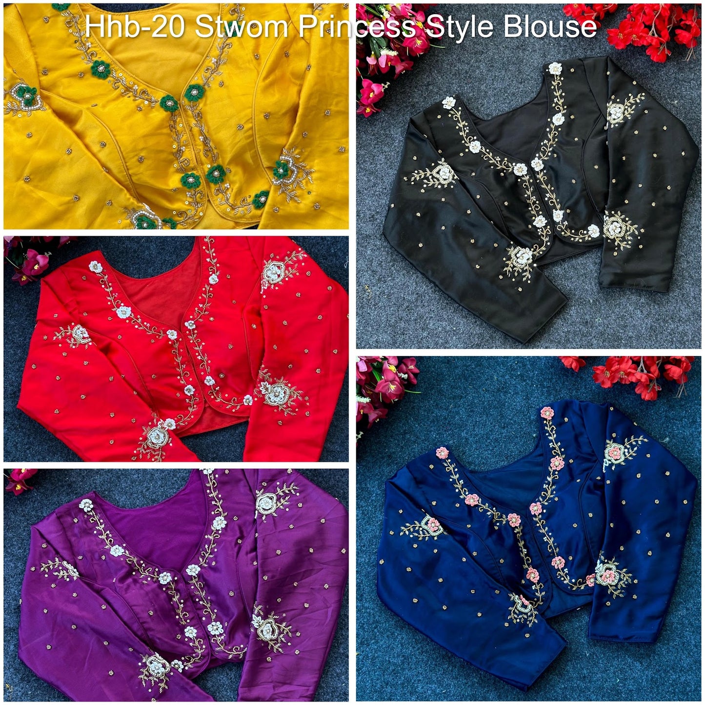 Hhb-20 Stwom Silk Blouse Wholesale