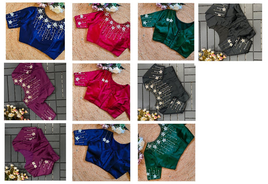 Hhb-2 Stwom Silk Blouse Supplier Gujarat