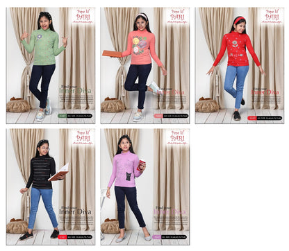 Hi Neck Design 5397 Papa Ki Pari Imported Girls Tshirt Exporter Ahmedabad