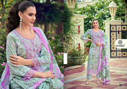 Hiba Gulrez Belliza Designer Studio Cotton Karachi Readymade Suits Supplier