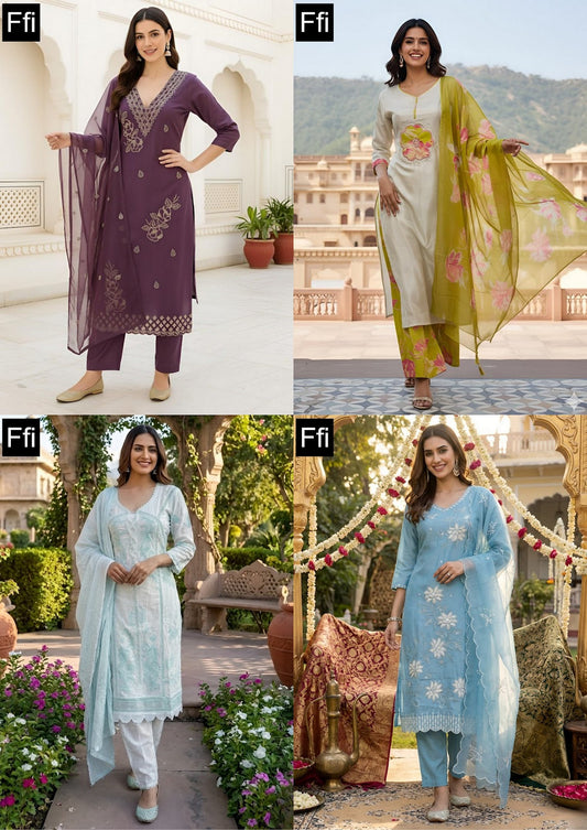 High Ticket Ffi Readymade Pant Style Suits Wholesale Price