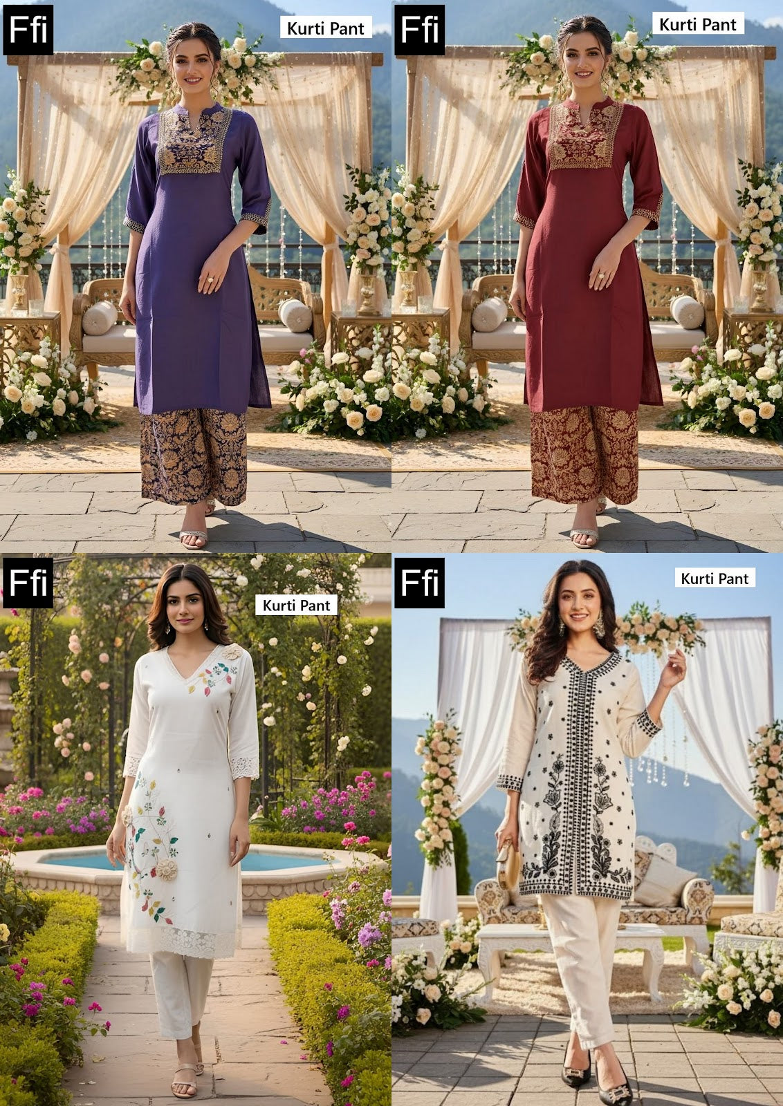 High Ticket Ffi Readymade Pant Style Suits Wholesale Price