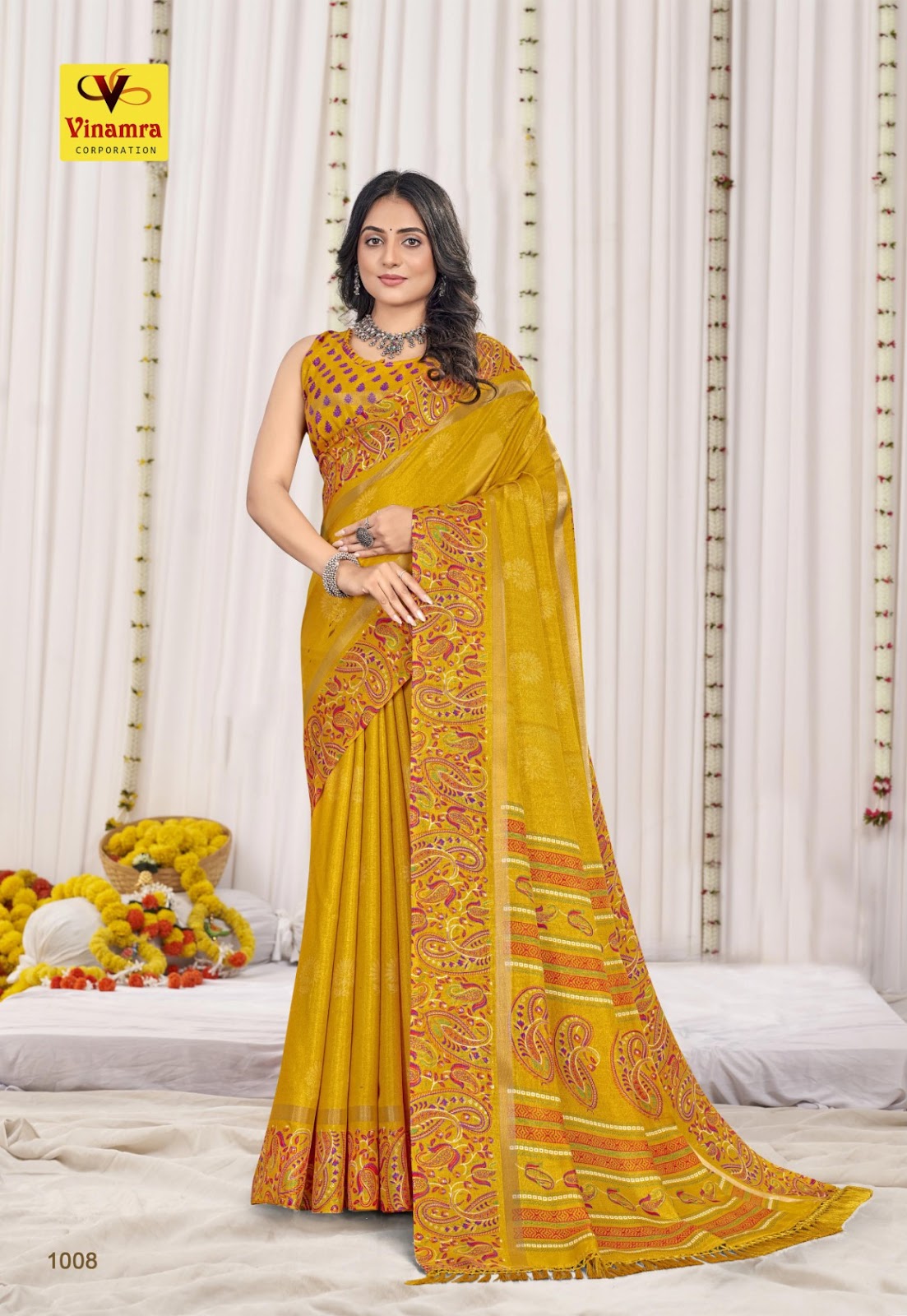 Hilltop Vol 1 Vinamra Cotton Silk Sarees Manufacturer