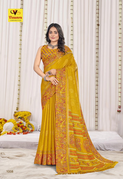 Hilltop Vol 1 Vinamra Cotton Silk Sarees Manufacturer
