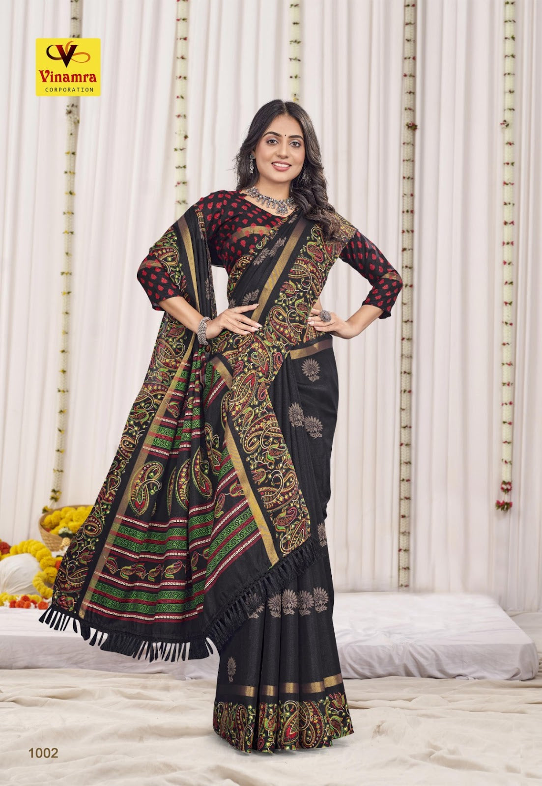 Hilltop Vol 1 Vinamra Cotton Silk Sarees Manufacturer