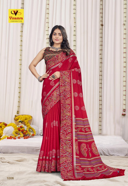 Hilltop Vol 1 Vinamra Cotton Silk Sarees Manufacturer