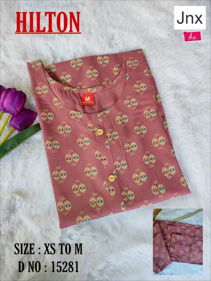 Hilton Liva Jnx Rayon Kurtis Manufacturer India