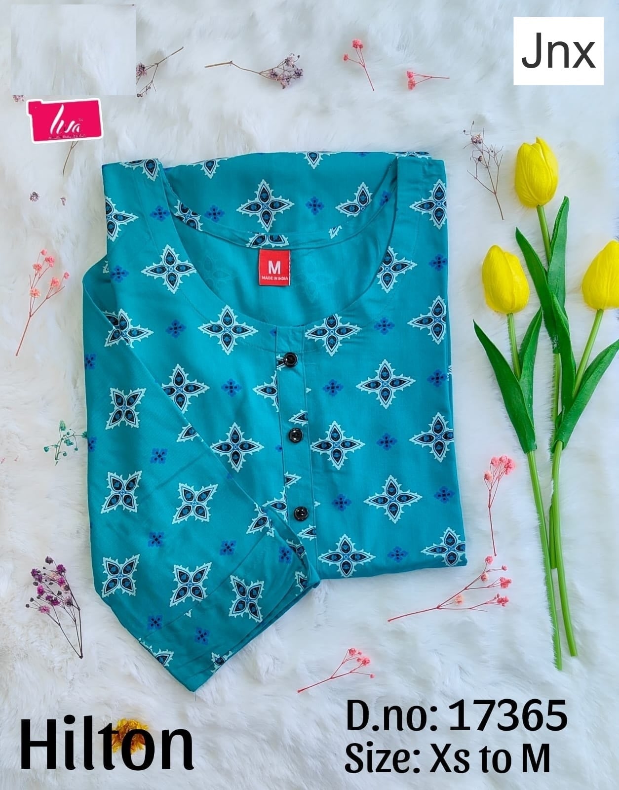 Hilton Liva Jnx Rayon Kurtis Manufacturer India