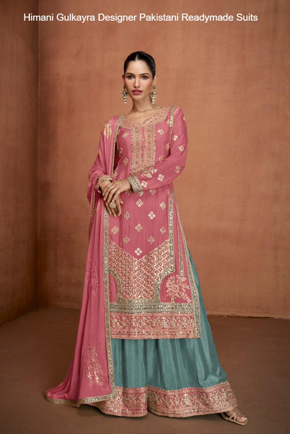 Himani Gulkayra Designer Chinon Pakistani Readymade Suits Exporter Ahmedabad