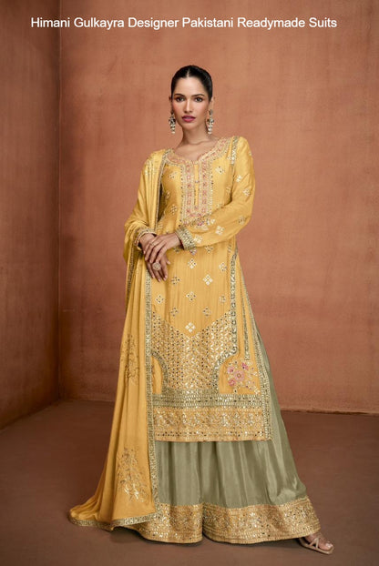 Himani Gulkayra Designer Chinon Pakistani Readymade Suits Exporter Ahmedabad