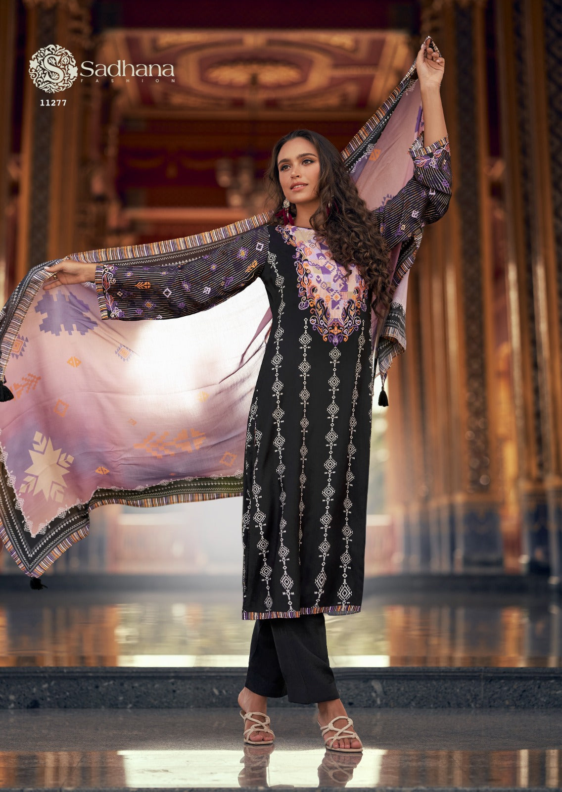 Himani Sadhana Muslin Silk Pant Style Suits Wholesaler India