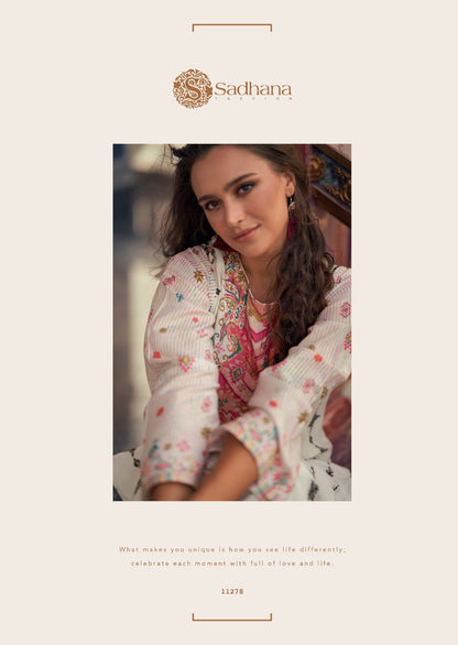 Himani Sadhana Muslin Silk Pant Style Suits Wholesaler India