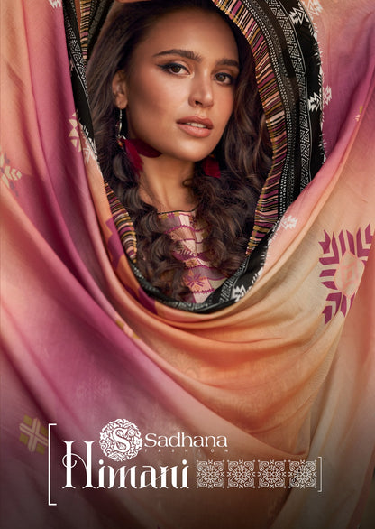 Himani Sadhana Muslin Silk Pant Style Suits Wholesaler India
