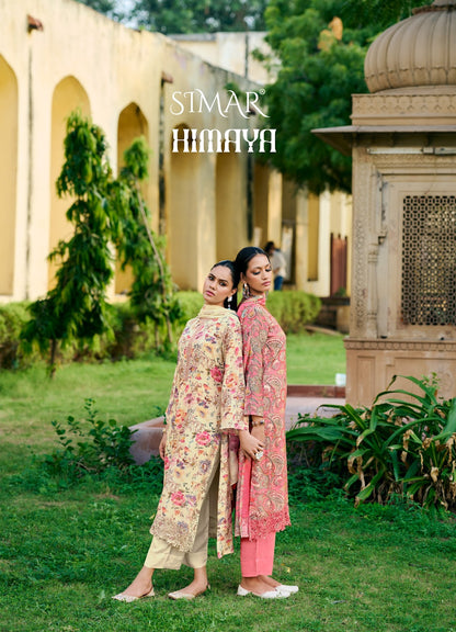 Himaya Simar Silk Pant Style Suits Wholesale Price