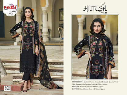 Himsa Vol 11 Pakiza Prints Lawn Cotton Pakistani Salwar Suits Wholesale Price