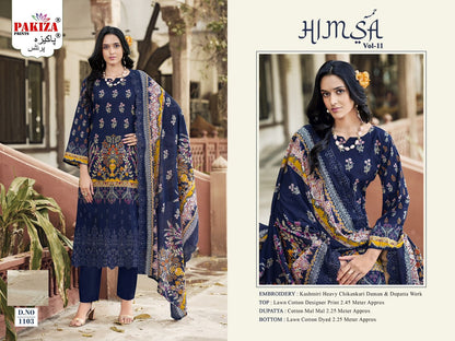 Himsa Vol 11 Pakiza Prints Lawn Cotton Pakistani Salwar Suits Wholesale Price