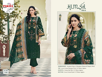 Himsa Vol 11 Pakiza Prints Lawn Cotton Pakistani Salwar Suits Wholesale Price
