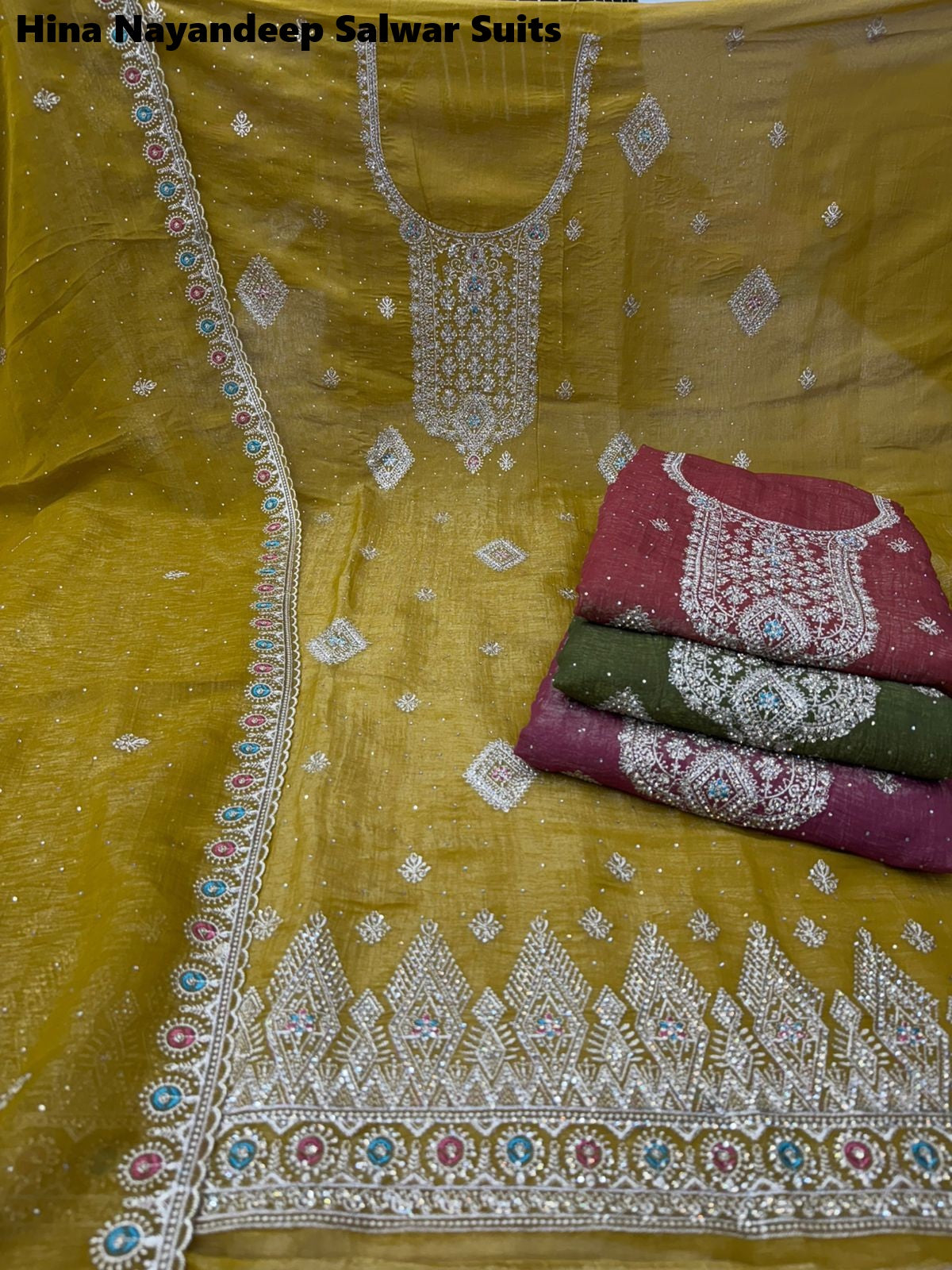 Hina Nayandeep Silky Salwar Suits Exporter India