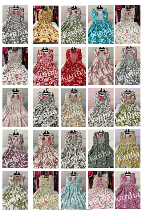 Hiral 16124 Kanha Heavy Rayon Kurti With Pocket Supplier Gujarat