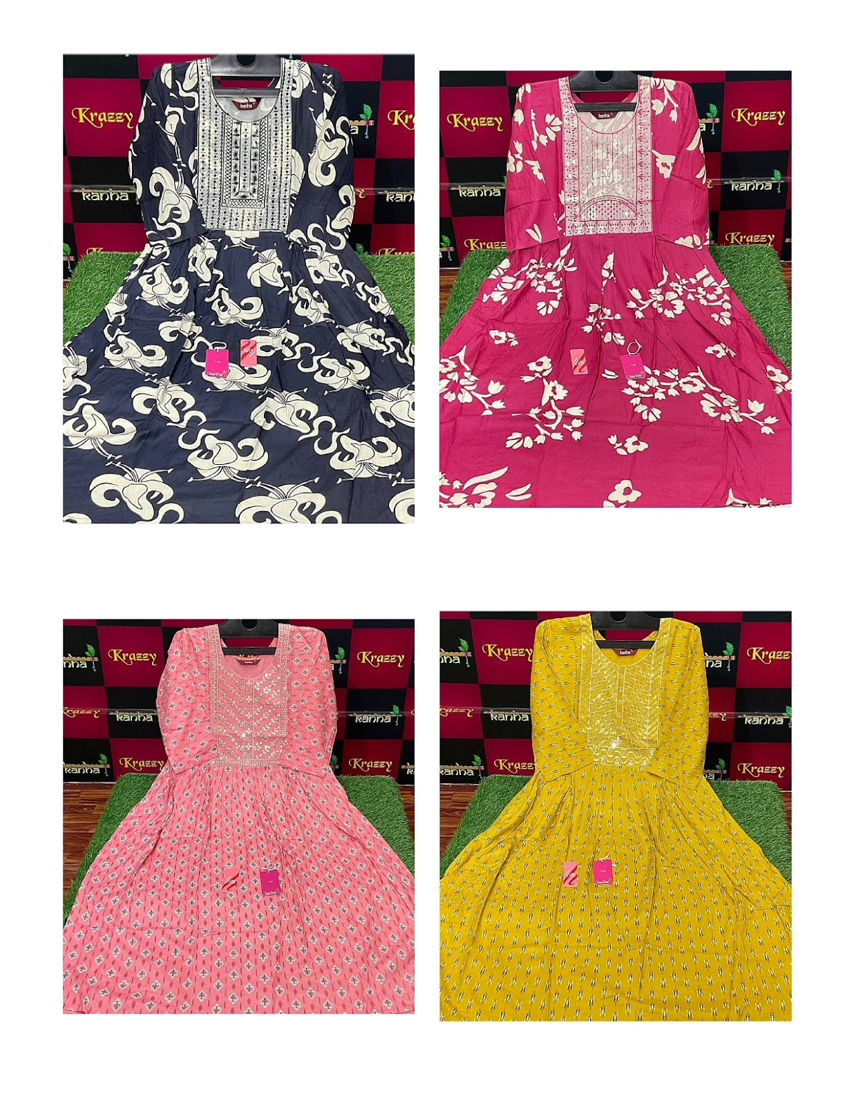 Hiral 171125 Kanha Reyon Kurti With Pocket Wholesaler