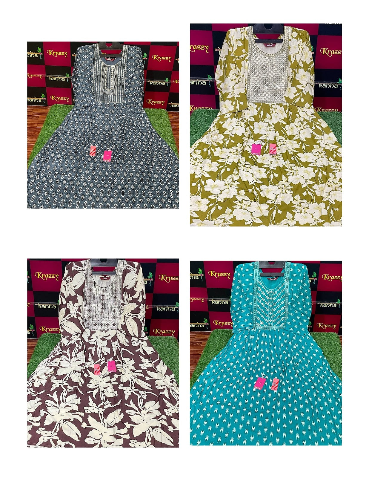 Hiral 171125 Kanha Reyon Kurti With Pocket Wholesaler