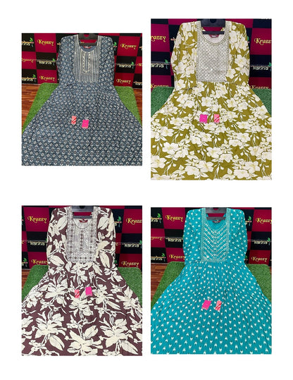 Hiral 171125 Kanha Reyon Kurti With Pocket Wholesaler