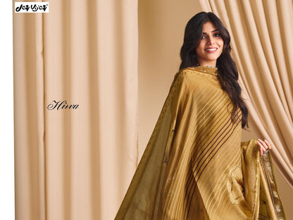 Hirva 3255 Jay Vijay Moga Silk Pant Style Suits Manufacturer Gujarat