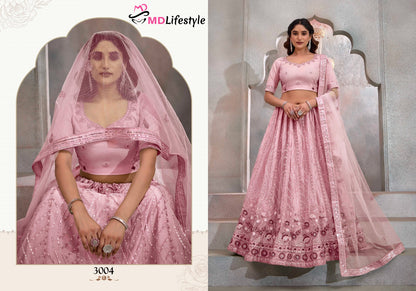 Hirwa Vol 1 Md Lifestyle Butterfly Net Lehenga Choli Manufacturer Ahmedabad