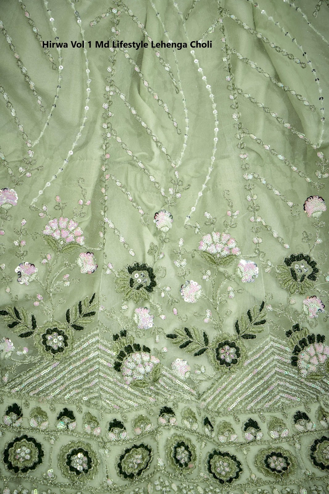 Hirwa Vol 1 Md Lifestyle Butterfly Net Lehenga Choli Manufacturer Ahmedabad