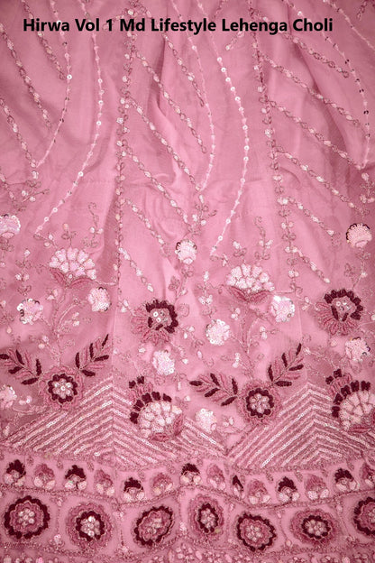 Hirwa Vol 1 Md Lifestyle Butterfly Net Lehenga Choli Manufacturer Ahmedabad