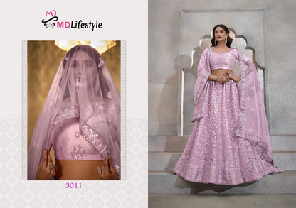 Hirwa Vol 2 Md Lifestyle Butterfly Net Lehenga Choli Wholesale Rate