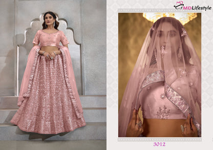 Hirwa Vol 2 Md Lifestyle Butterfly Net Lehenga Choli Wholesale Rate