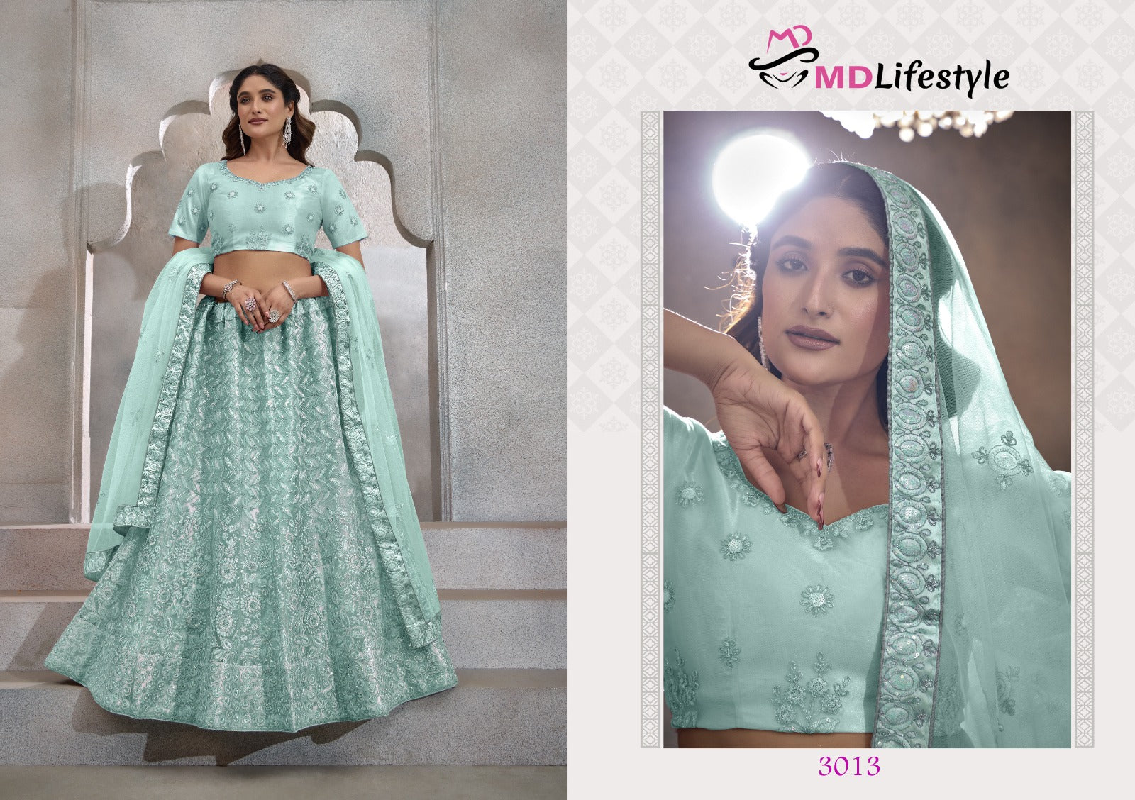 Hirwa Vol 2 Md Lifestyle Butterfly Net Lehenga Choli Wholesale Rate