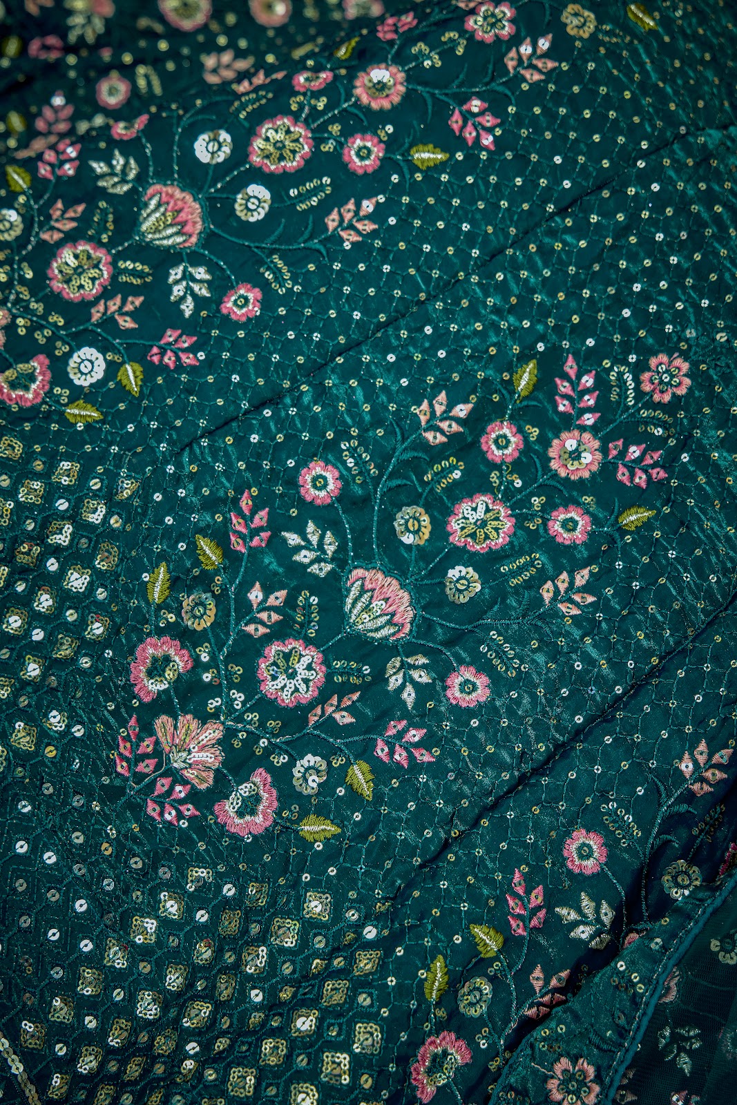 Hirwa Vol 3 Md Lifestyle Silk Lehenga Choli Supplier Ahmedabad