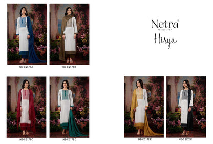 Hirya Netra Cotton Pant Style Suits Wholesale