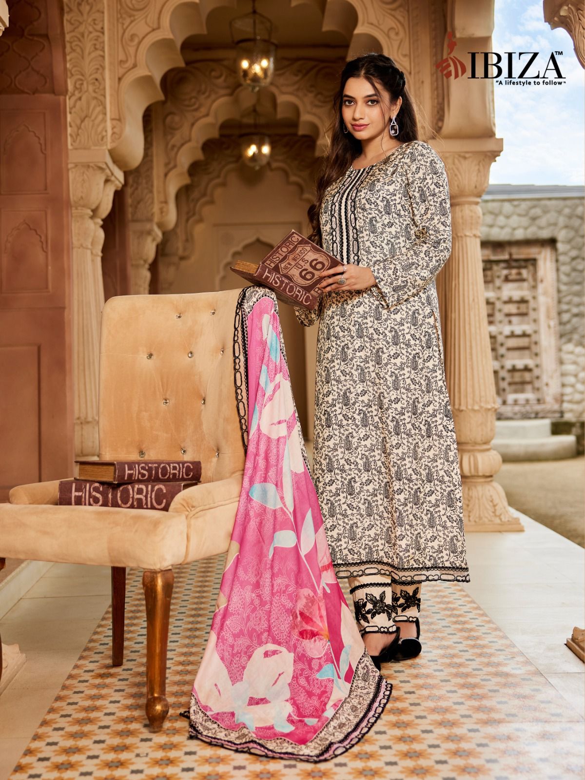 Historic Ibiza Pure Bemberg Pant Style Suits Manufacturer Ahmedabad