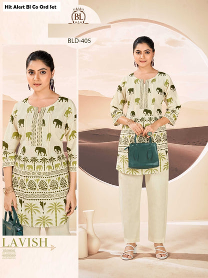 Hit Alert Bl Cotton Co Ord Set Supplier