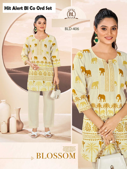 Hit Alert Bl Cotton Co Ord Set Supplier
