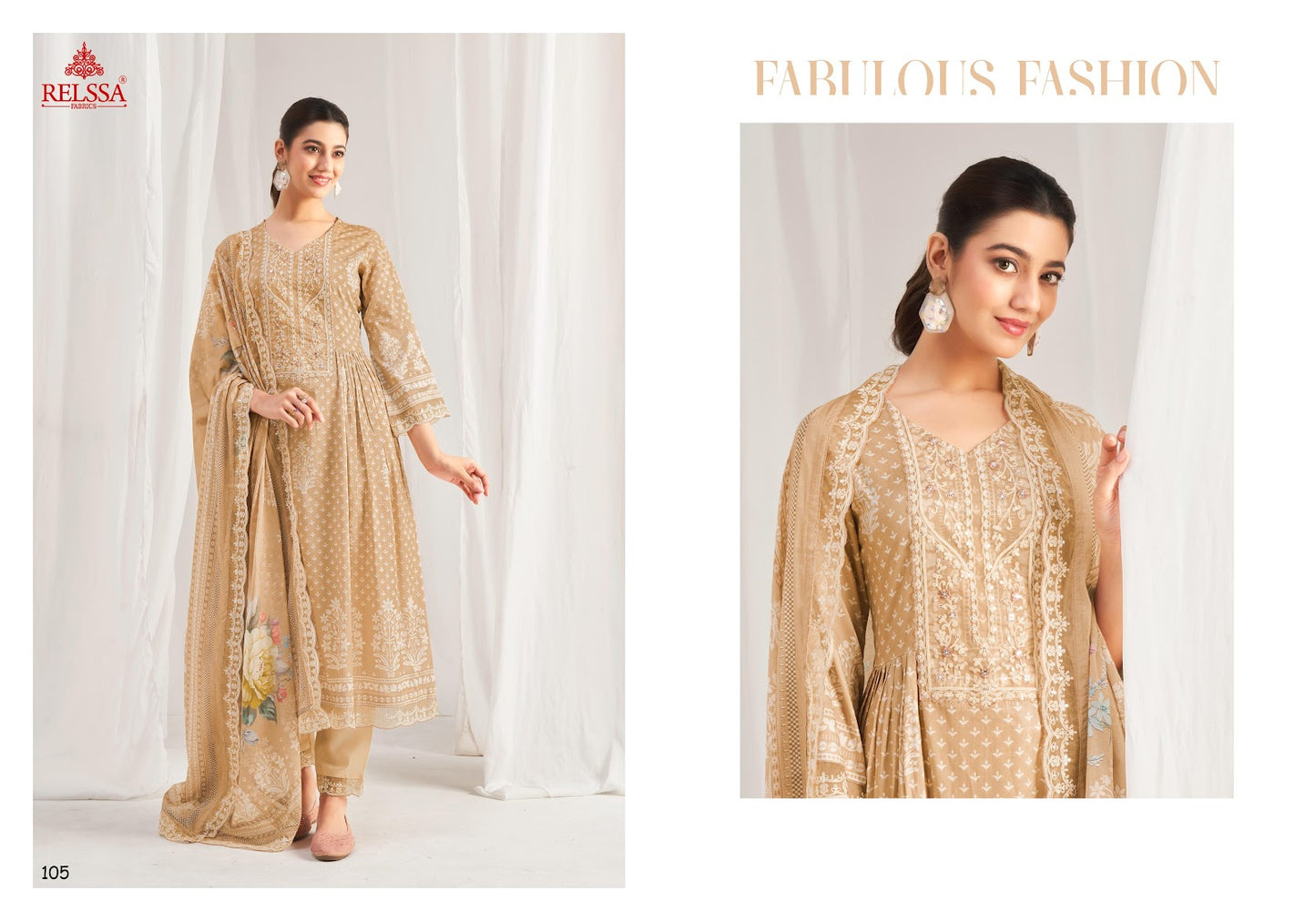 Hit List Kenny Relssa Fabrics Cotton Pant Style Suits Exporter India