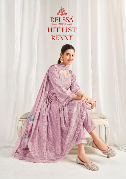 Hit List Kenny Relssa Fabrics Cotton Pant Style Suits Exporter India