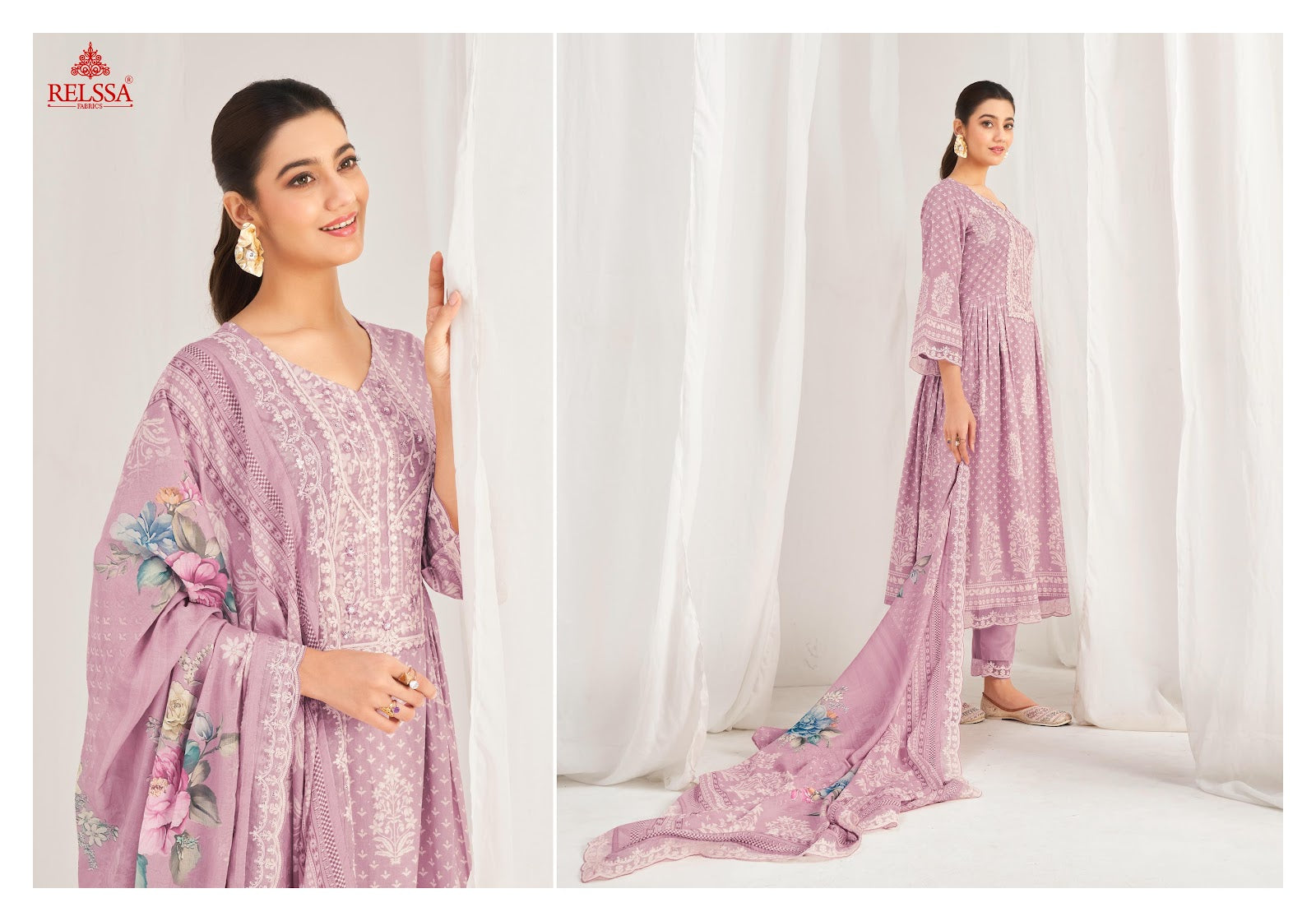 Hit List Kenny Relssa Fabrics Cotton Pant Style Suits Exporter India