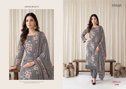 Hitakashi Simar Viscose Muslin Pant Style Suits Supplier Gujarat
