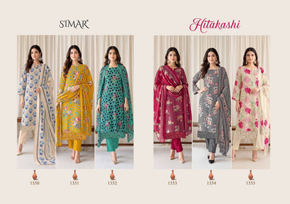 Hitakashi Simar Corduroy Pashmina Suits Wholesaler