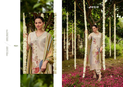 Hits Of Gul Mohr Jay Vijay Tissue Jacquard Pant Style Suits Supplier Ahmedabad