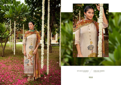 Hits Of Gul Mohr Jay Vijay Tissue Jacquard Pant Style Suits Supplier Ahmedabad